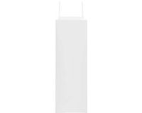 vidaXL Papieren zakken 250 st met hengsels 45x17x48 cm wit