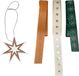 Ginger ray Kerst cadeaulabels met lint