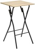 5 Five Simply Smart Opvouwbare Bartafel Beige Hout 60x60x102.5cm