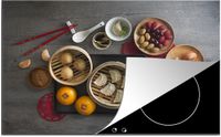 Merkloos KitchenYeah® Inductie beschermer 77x51 cm - Bovenaanzicht Eten - Inductie kookplaat accessoire
