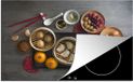Merkloos KitchenYeah® Inductie beschermer 77x51 cm - Bovenaanzicht Eten - Inductie kookplaat accessoire
