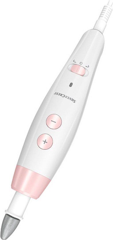 SILVERCREST® Manicure- en pedicureset Roze - Inclusief 7 opzetstukken