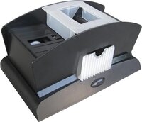 HOT Games Deluxe Kaartenschudmachine - Zwart - Kunststof - 8717072003595