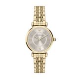 Emporio Armani AR11766 Dames Horloge 32 mm Goudkleurig