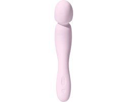 Dame Products Com Wand Massager - Roze - Clitoris Vibrator - 10 standen - Siliconen - Oplaadbaar
