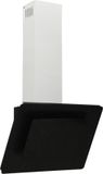 vidaXL Wandafzuigkap 60 cm roestvrij staal en gehard glas zwart
