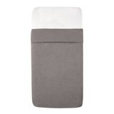 Witlof for kids Tuck-Inn® wiegdeken Warm Grey velvet Rib