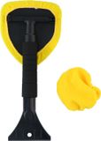 Dunlop IJskrabber met trekker - Telescopische Paal 32 tot 49 CM - Zachte Grip - Incl. 2 Microvezeldoekjes