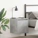 vidaXL Nachtkastjes 2 stuks wandgemonteerd 38x34x40 cm betongrijs