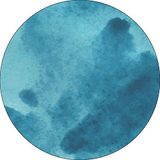 Bonateks Ronde digitaal bedrukte muismat, antislip onderkant, voor kantoor en thuis, diameter: 22 cm