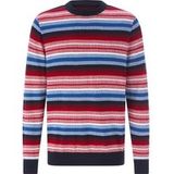 Babista heren Trui - 60/62 - donkerblauw - Katoen - Ronde hals - Lange mouw - Regular Fit - Gestreept