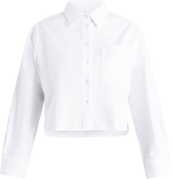 BASE LEVEL CURVY Bella Tops - White - maat 3(52)
