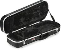 Gator Cases Lichtgewicht gevormde vioolkoffer met vergrendeling en opbergvak; volle maat (GC-VIOLIN-4/4)