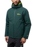 Jack Wolfskin WISPER INS JKT M Heren Outdoorjas - black olive / firefly - Maat 2XL