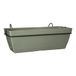 Easyday smile curve kunststof plantenbak 49x27.5x19.7cm olijfgroen