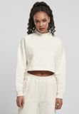 Urban Classics Oversized High Neck Crew Crop Sweater Trui 4XL Creme