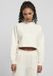 Urban Classics Oversized High Neck Crew Crop Sweater Trui 4XL Creme