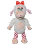 Joy Toy 4959 Sheeperella pluche dier, rood, 28 cm