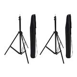 Amazon Basics Camera-verlichtingsstatief, aluminium, 2,04 m, 2-pack, zwart