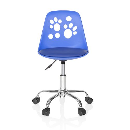 HJH OFFICE Bureaustoel Kinderen Kunstleder Blauw Fancy I
