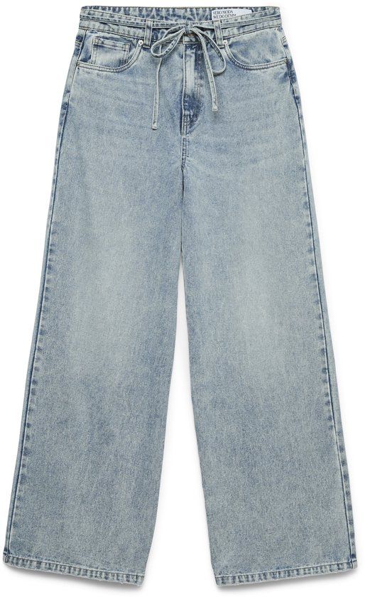 VERO MODA - VMWIEN MR WIDE BELT JEANS SI338 NOOS - Light Blue Denim - W28 X L32 - Women