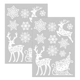 Anna's Collection Kerst raamstickers Rendier