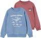 Vertbaudet Set van 2 sweaters "Cool and Fun"