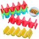 Ibenzoa® Taco houder set van 8 stuks in vier kleuren voor feest en thuisgebruik