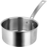 Sitram 712030, Grote pan Horeca R van roestvrij staal, professionele kwaliteit, diameter 28 cm, voor alle warmtebronnen, inclusief inductie, PFOA-vrij, geklonken handvat, gemaakt in Frankrijk