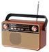 Radio rétro portable - AM FM SW - Bluetooth - USB rechargeable - Grand bouton de syntonisation
