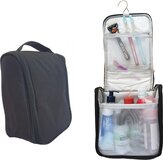 Hangende toilettas met haak - Zwart - 5L - Unisex