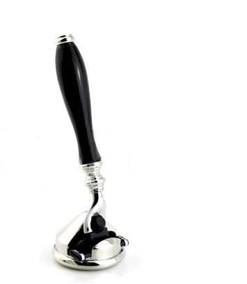 KOLUX Black Designer handvat Scheren Razor mach 3 scheermes scheermes voor mannen & roestvrij staal Razor houder/Stand