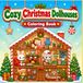 Cozy Christmas Dollhouses Coloring Book