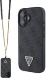 Guess Crossbody Strap geschikt voor iPhone 16 hoesje - Grijs