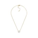 Fossil Ellis dameshalsketting messing verguld JA7295710
