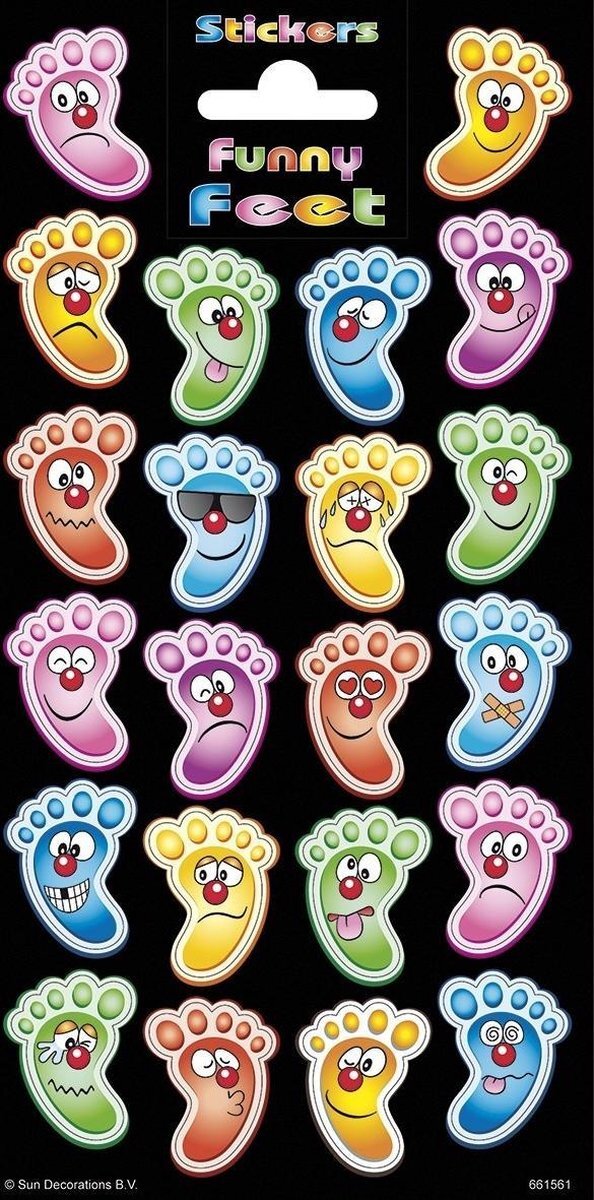 Globos nordic Twinkle Sheet Funny Feet