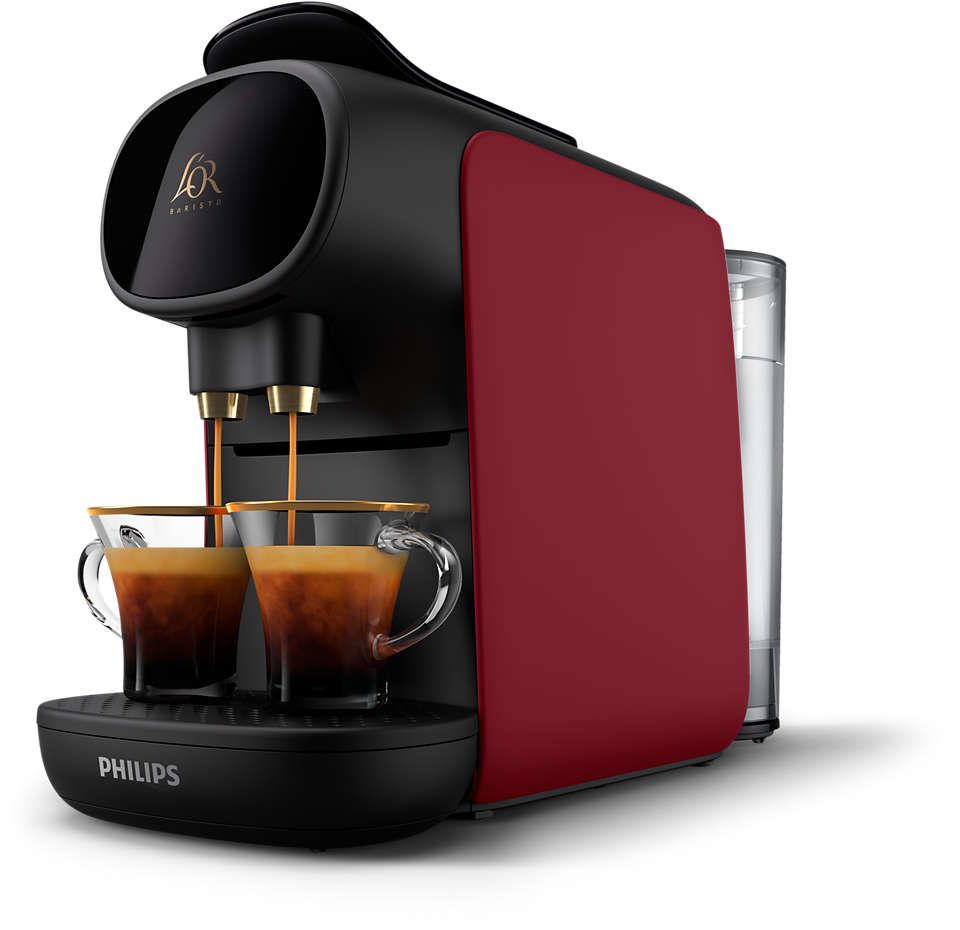 Philips L'OR Barista Sublime LM9012/55 - Capsule Coffee Machine - Black/Red