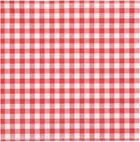 Merkloos Papstar Servetten rood/wit geblokt - 90x st - papier - 33 x 33 cm