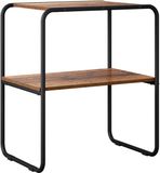 vidaXL Wandtafel Oud hout 60 x 42,5 x 70 cm Bewerkt hout