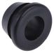 RS PRO Kabeltuit tot Ø 8mm gat ø 12mm PVC zwart, verpakking van 100 stuks