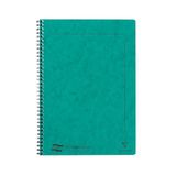 Clairefontaine 4863Z Spiraalschrift Notemakers Europa Groen - A4 21x29,7 cm - 120 Uitscheurbare Pagina's Gelijnd - Wit Papier 90 g - Omslag Glanskarton