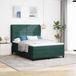 Maison Exclusive - Lit boxspring exclusif avec matelas, couleur vert foncé, dimensions 200 x 160 cm, revêtement en velours