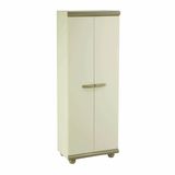 Gardiun Nebrasca, tuinkast van kunsthars, 62,5 x 39 x 175 cm, beige, 2 deuren