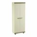 Gardiun Nebrasca, tuinkast van kunsthars, 62,5 x 39 x 175 cm, beige, 2 deuren