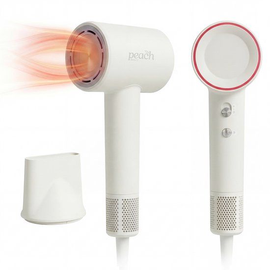 Peach Beauty Ionische Föhn - 1600W - Wit