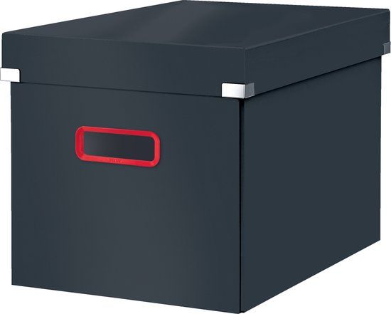 Leitz Click & Store Opbergdoos - 30L - Fluweel Grijs