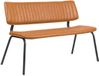 LABEL51 Gusto Eetkamerbanken - Bruin - Kunstleer - 120 cm