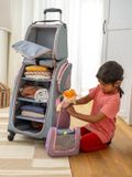 HABA Kinderkoffer Schranktrolley 4 Rollen, Trolleytasche und Kulturbeutel