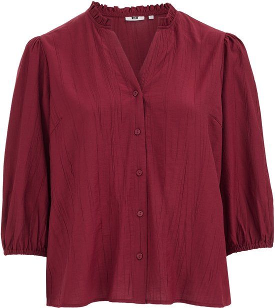 WE Fashion Dames blouse met structuur