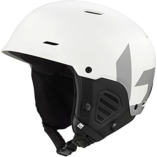 Bollé Unisex - volwassenen Mute skihelmen, White Matte, 52-55 cm